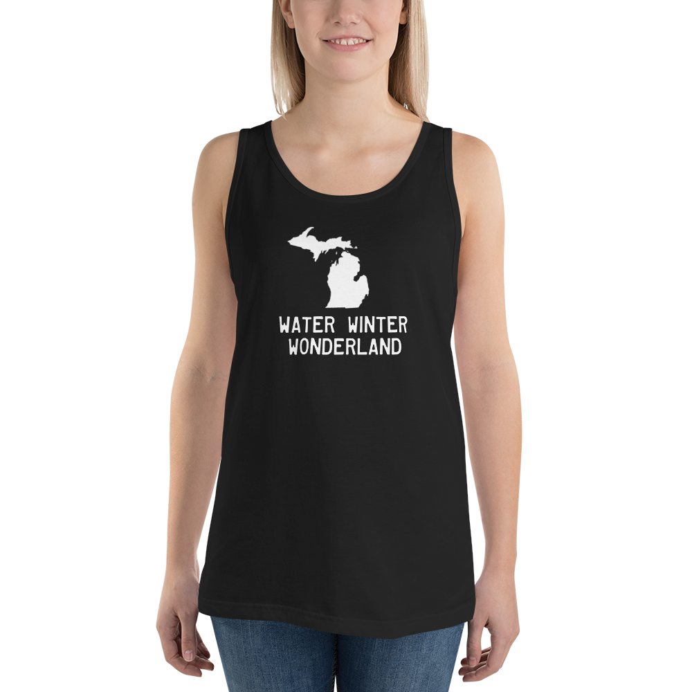 Michigan 'Water Winter Wonderland' Tank Top | Unisex Jersey