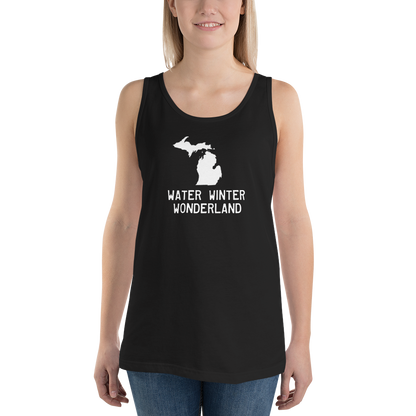 Michigan 'Water Winter Wonderland' Tank Top | Unisex Jersey