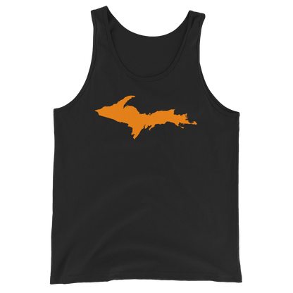 Michigan Upper Peninsula Tank Top (w/ Orange UP Outline | Unisex Jersey