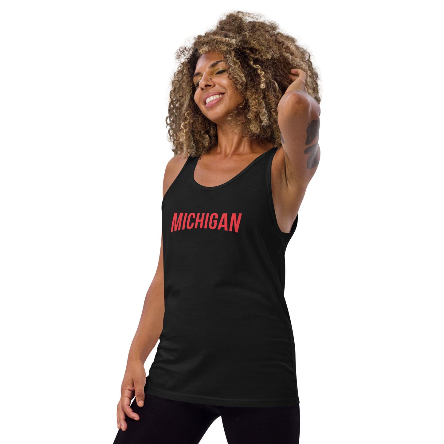 'Michigan' Unisex Tank Top (Streaming Video Parody)