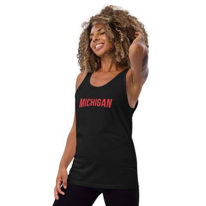 'Michigan' Unisex Tank Top (Streaming Video Parody)