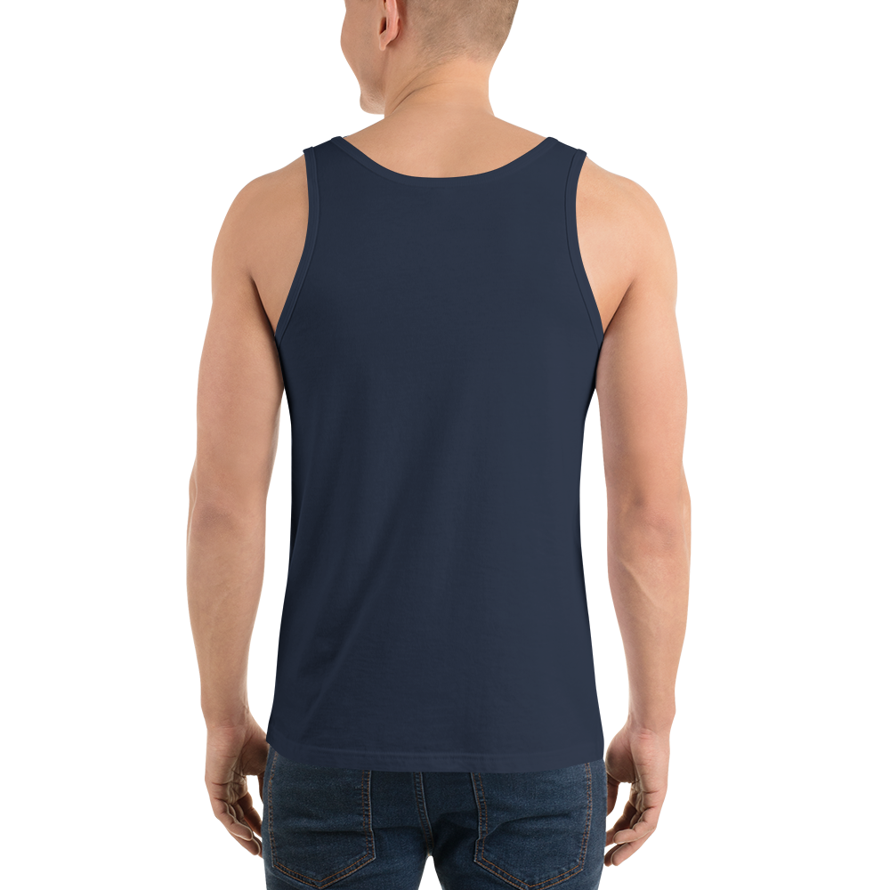 Michigan Upper Peninsula Tank Top (w/ UP USA Flag Outline) | Unisex Jersey