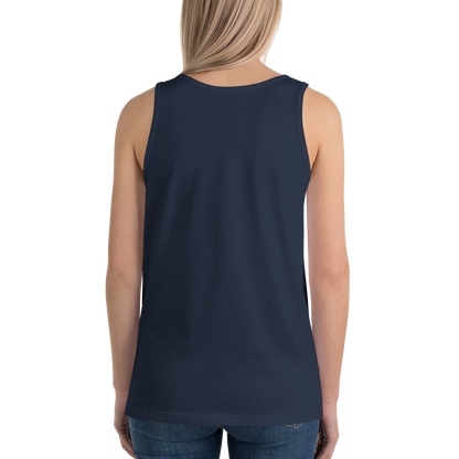 Michigan Upper Peninsula Tank Top (w/ Gold UP Outline) | Unisex Jersey