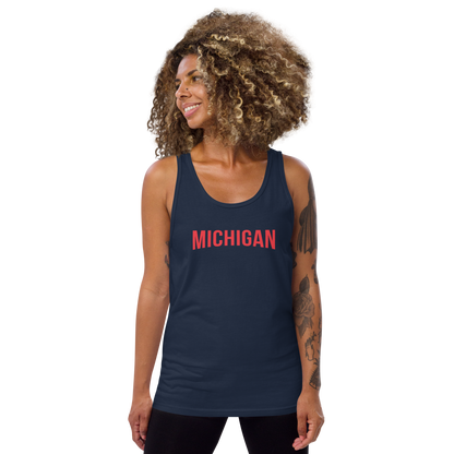 'Michigan' Unisex Tank Top (Streaming Video Parody)