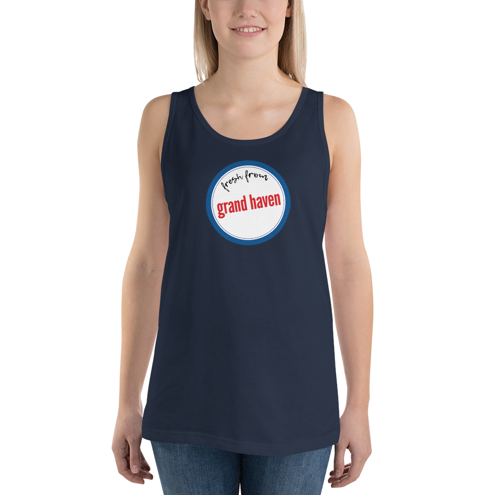 'Fresh From Grand Haven' Tank Top | Unisex Jersey