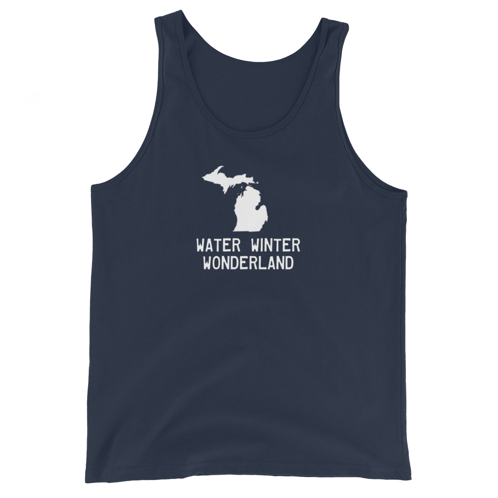 Michigan 'Water Winter Wonderland' Tank Top | Unisex Jersey