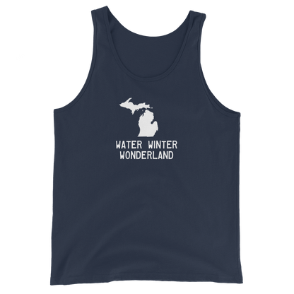 Michigan 'Water Winter Wonderland' Tank Top | Unisex Jersey