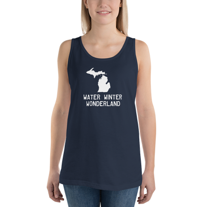 Michigan 'Water Winter Wonderland' Tank Top | Unisex Jersey