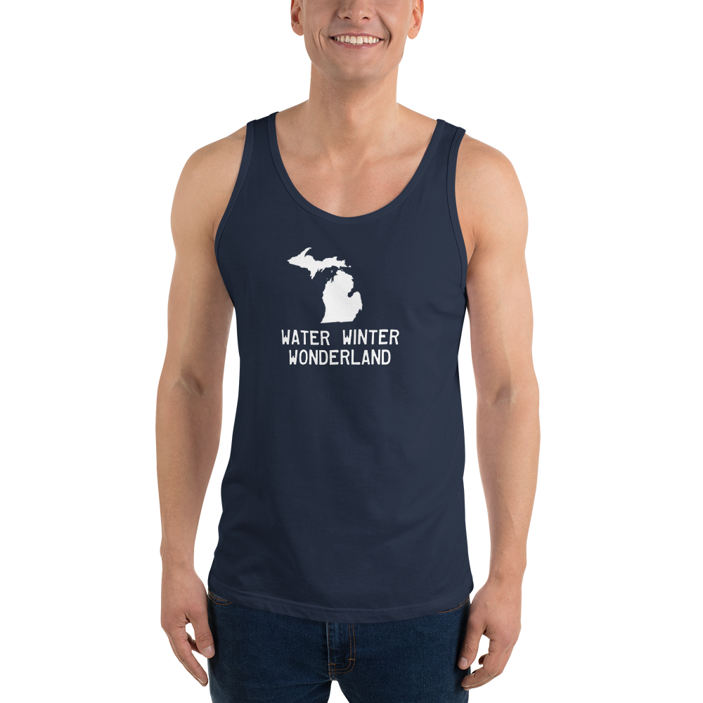 Michigan 'Water Winter Wonderland' Tank Top | Unisex Jersey