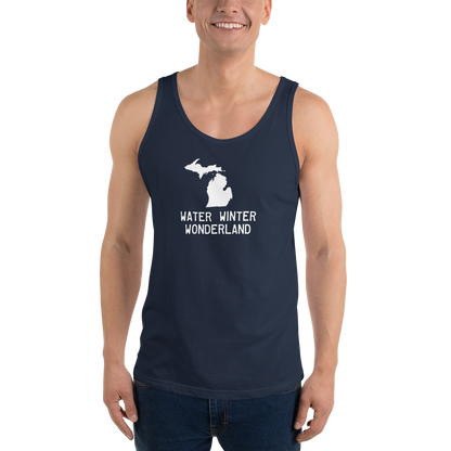 Michigan 'Water Winter Wonderland' Tank Top | Unisex Jersey