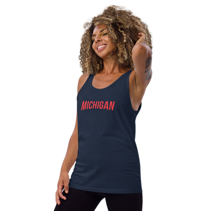 'Michigan' Unisex Tank Top (Streaming Video Parody)