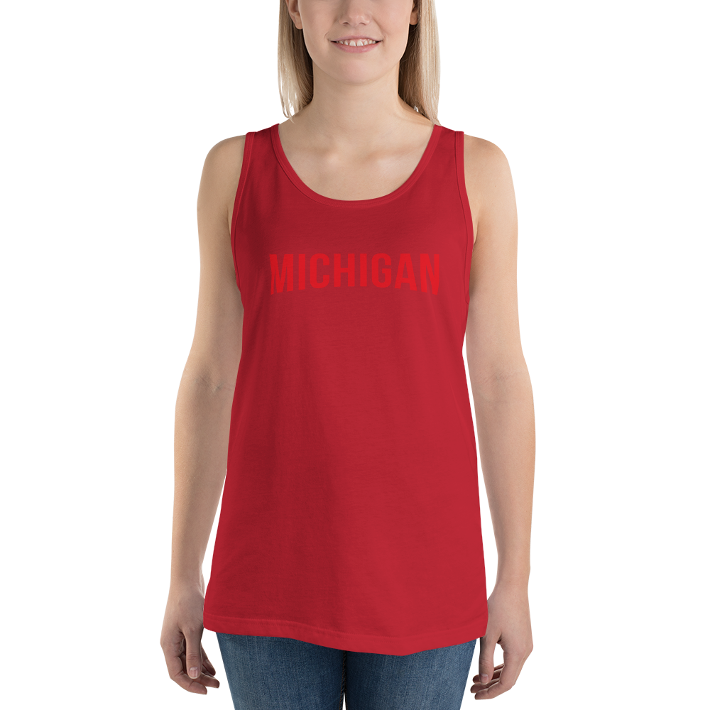 'Michigan' Unisex Tank Top (Streaming Video Parody)