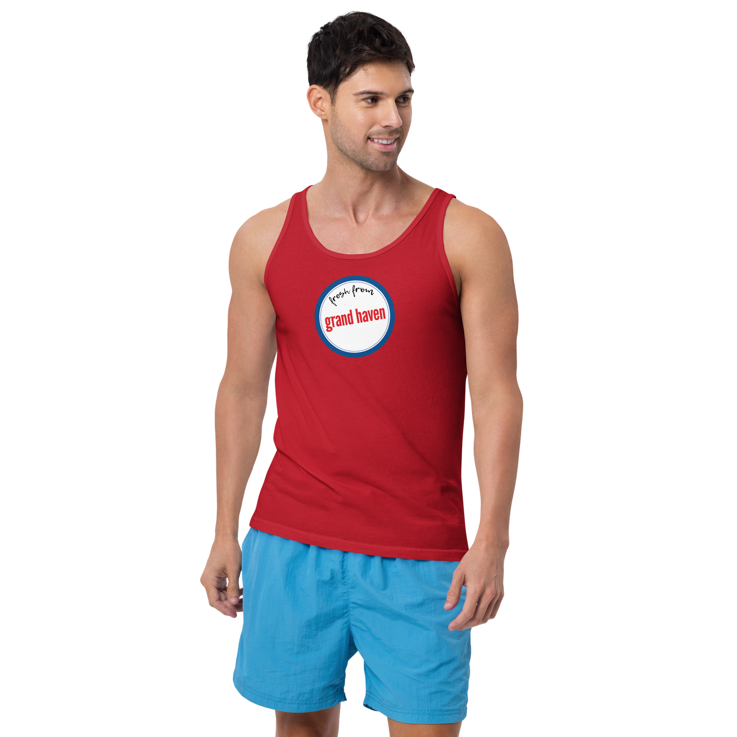 'Fresh From Grand Haven' Tank Top | Unisex Jersey