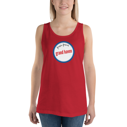 'Fresh From Grand Haven' Tank Top | Unisex Jersey