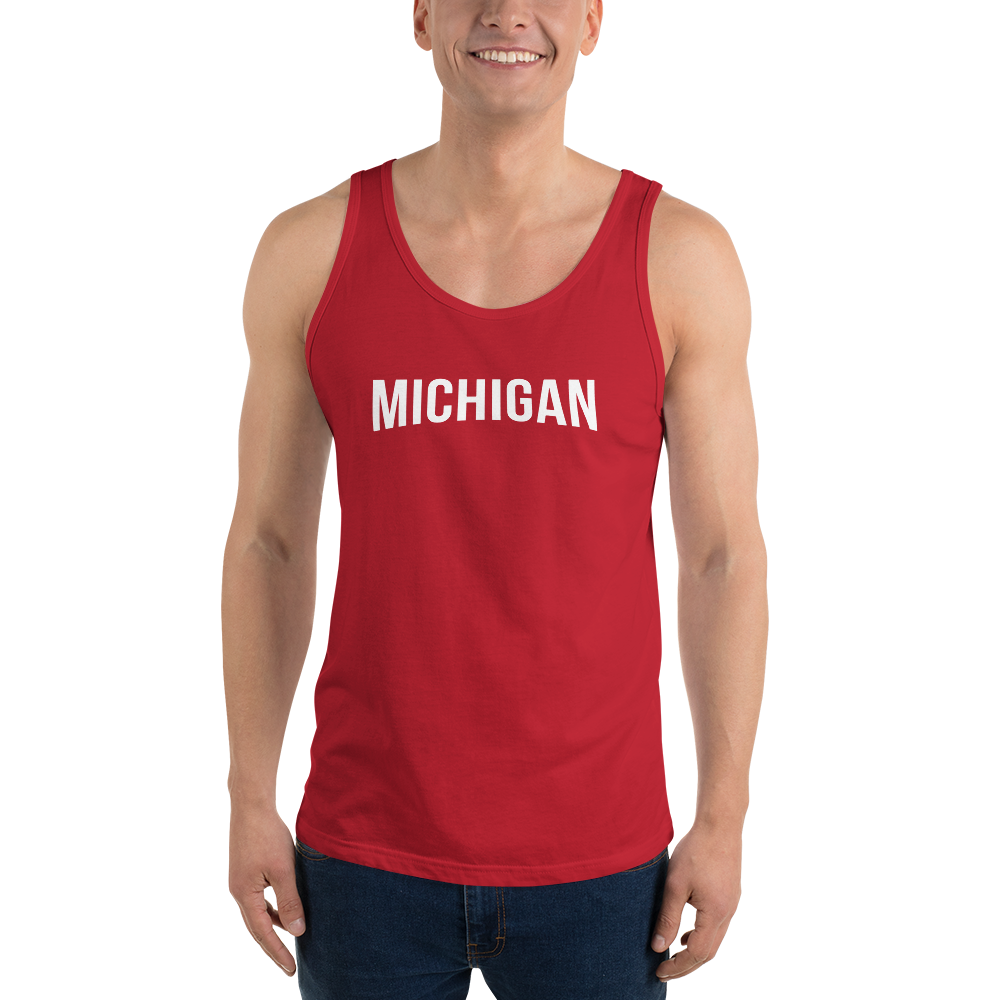 'Michigan' Unisex Tank Top (Streaming Video Parody)