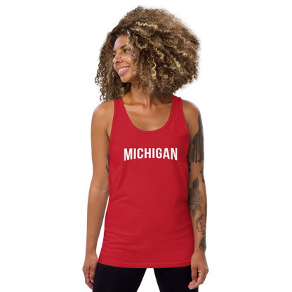 'Michigan' Unisex Tank Top (Streaming Video Parody)