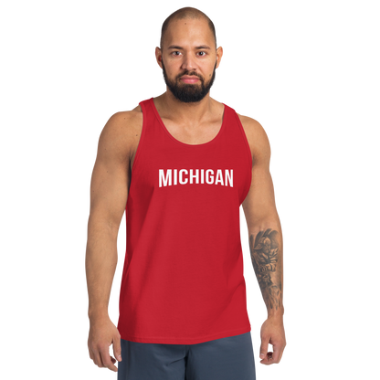 'Michigan' Unisex Tank Top (Streaming Video Parody)