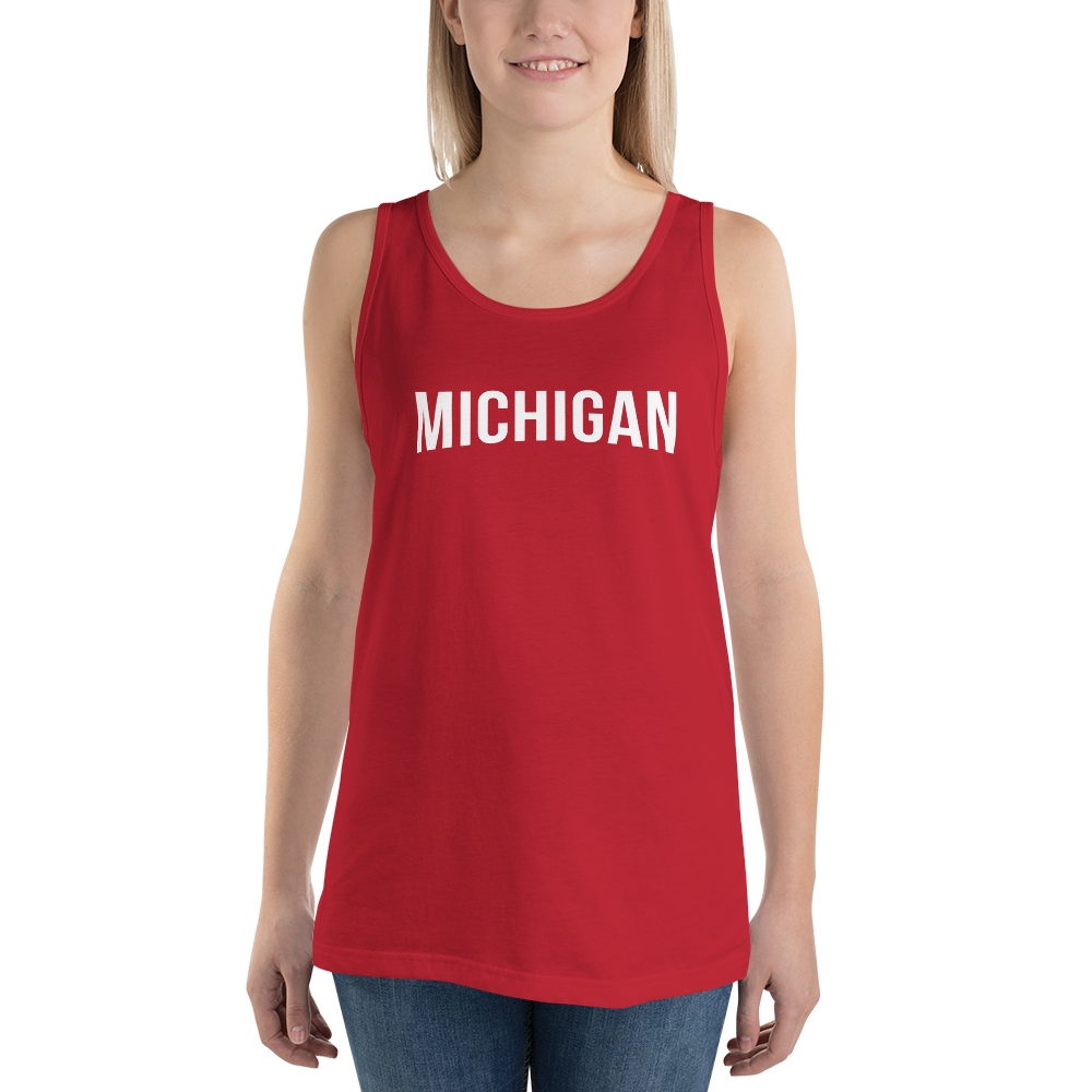 'Michigan' Unisex Tank Top (Streaming Video Parody)