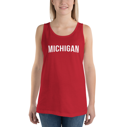 'Michigan' Unisex Tank Top (Streaming Video Parody)