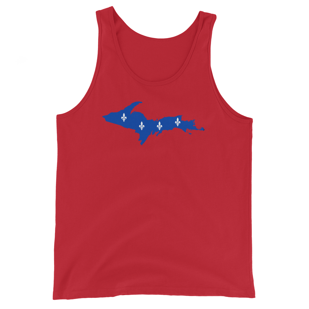 Michigan Upper Peninsula Tank Top (w/ UP Quebec Flag Outline) | Unisex Jersey