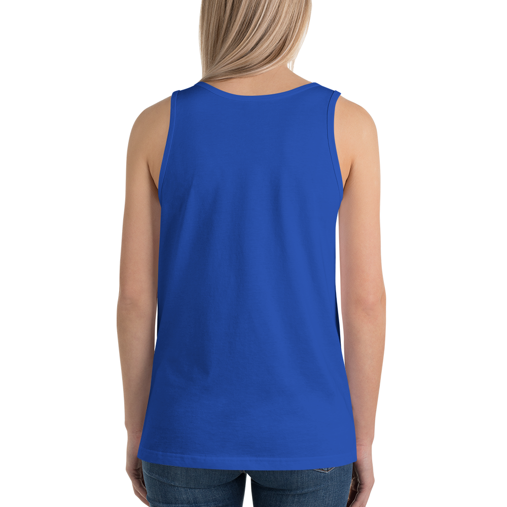 Michigan Upper Peninsula Tank Top (w/ Gold UP Outline) | Unisex Jersey