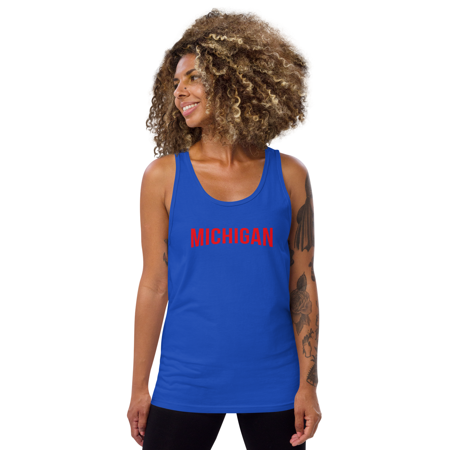 'Michigan' Unisex Tank Top (Streaming Video Parody)