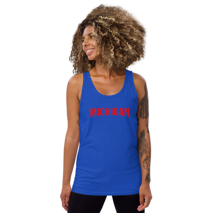 'Michigan' Unisex Tank Top (Streaming Video Parody)