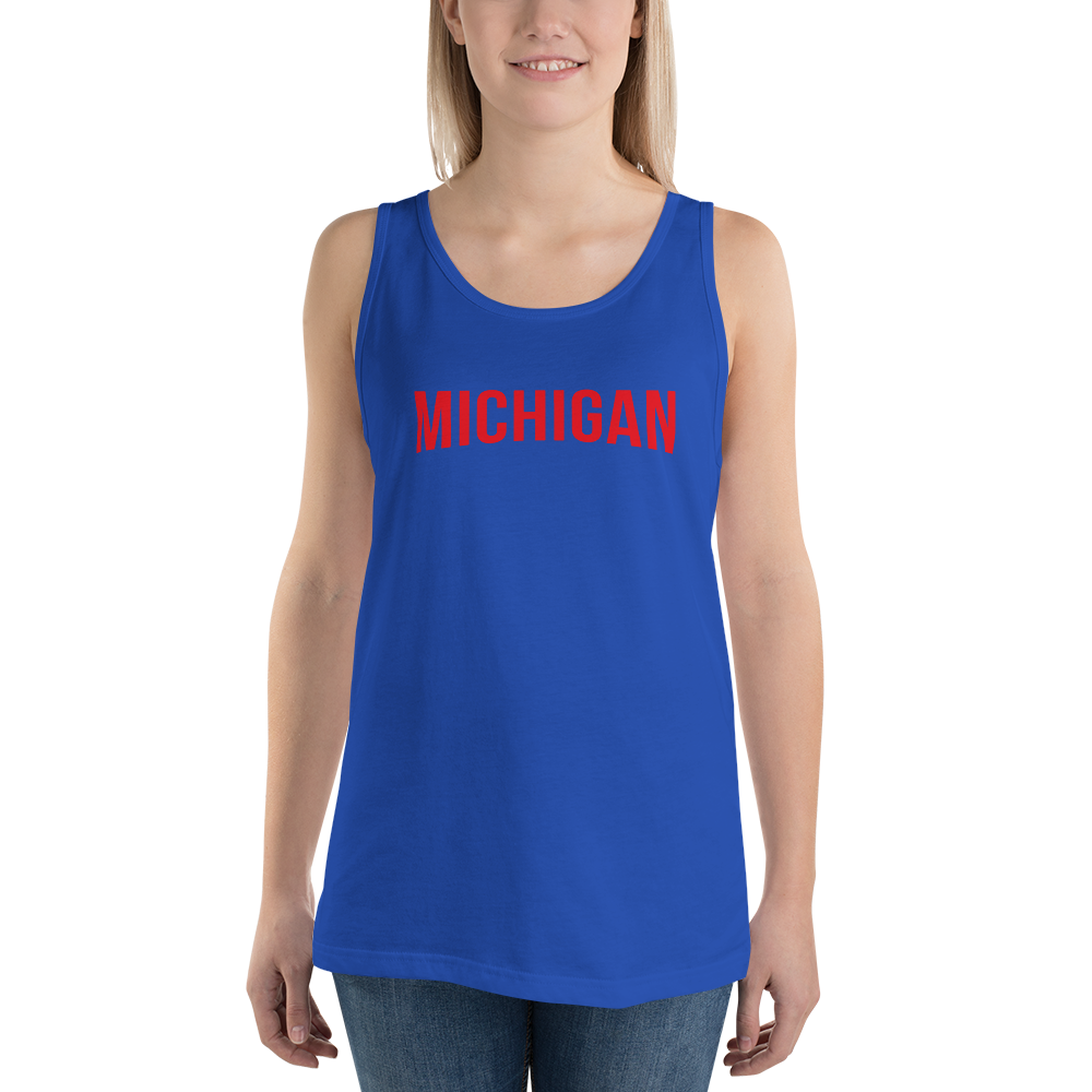 'Michigan' Unisex Tank Top (Streaming Video Parody)