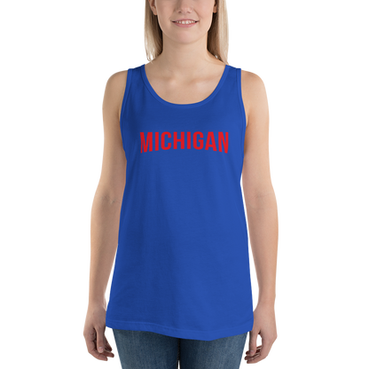 'Michigan' Unisex Tank Top (Streaming Video Parody)