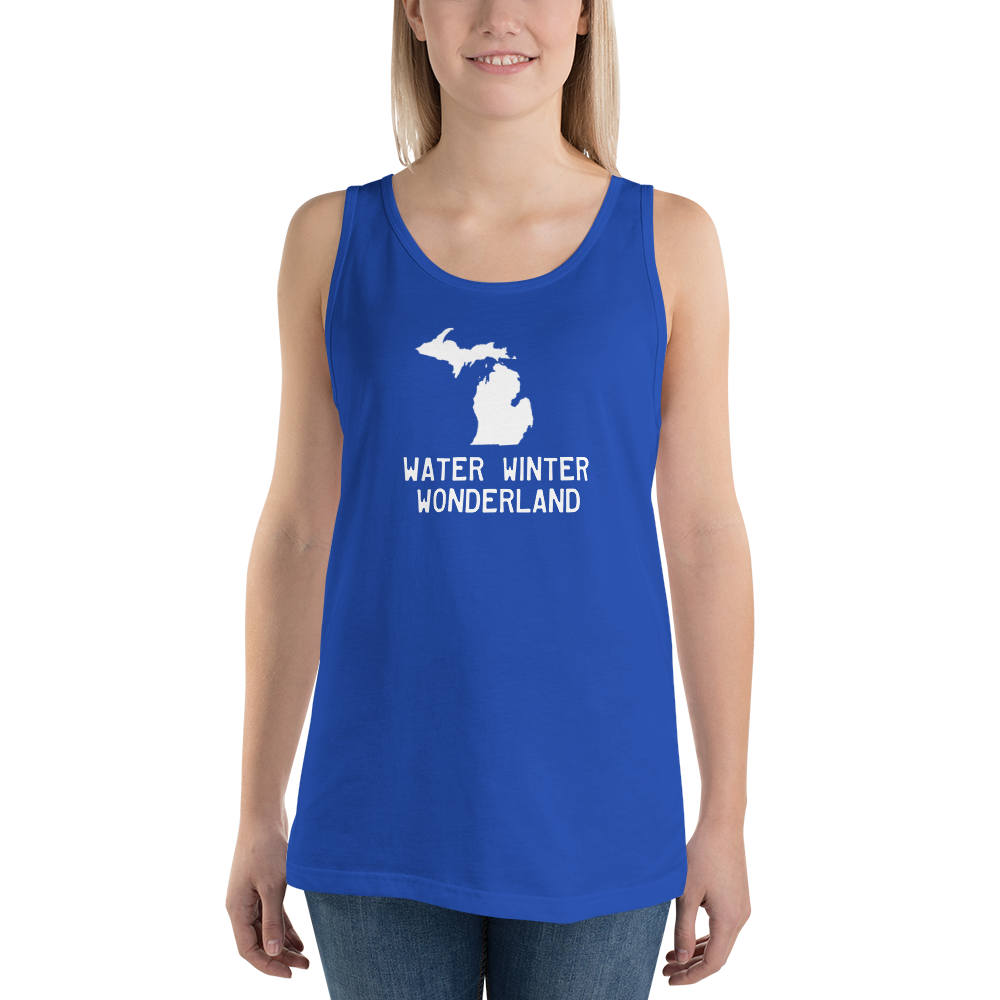 Michigan 'Water Winter Wonderland' Tank Top | Unisex Jersey