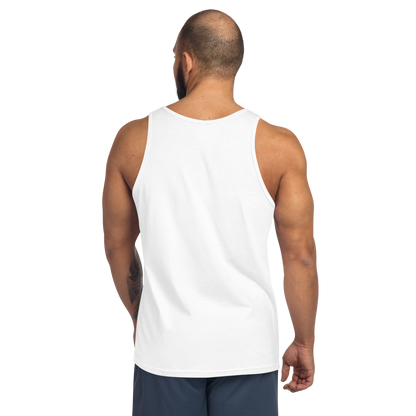 Michigan Upper Peninsula Tank Top (w/ UP USA Flag Outline) | Unisex Jersey