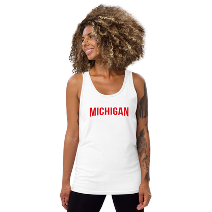 'Michigan' Unisex Tank Top (Streaming Video Parody)