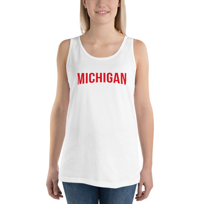 'Michigan' Unisex Tank Top (Streaming Video Parody)