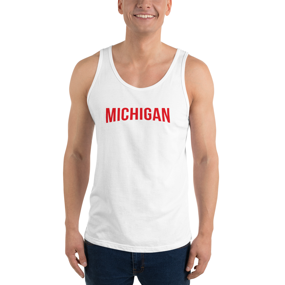 'Michigan' Unisex Tank Top (Streaming Video Parody)