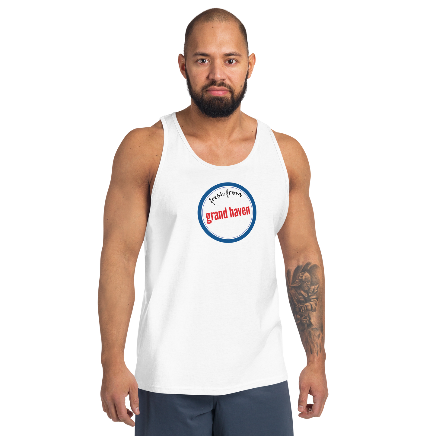 'Fresh From Grand Haven' Tank Top | Unisex Jersey