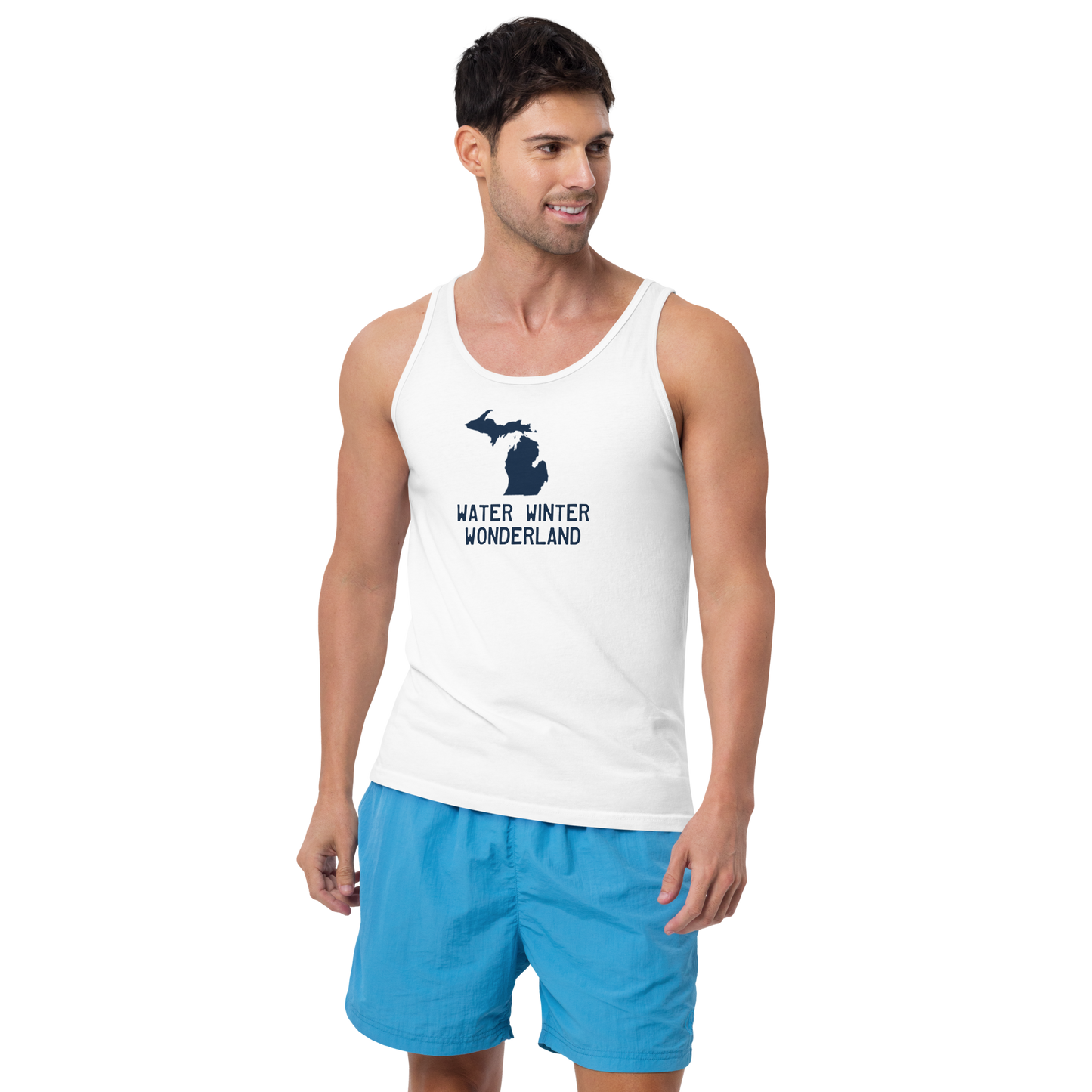 Michigan 'Water Winter Wonderland' Tank Top | Unisex Jersey