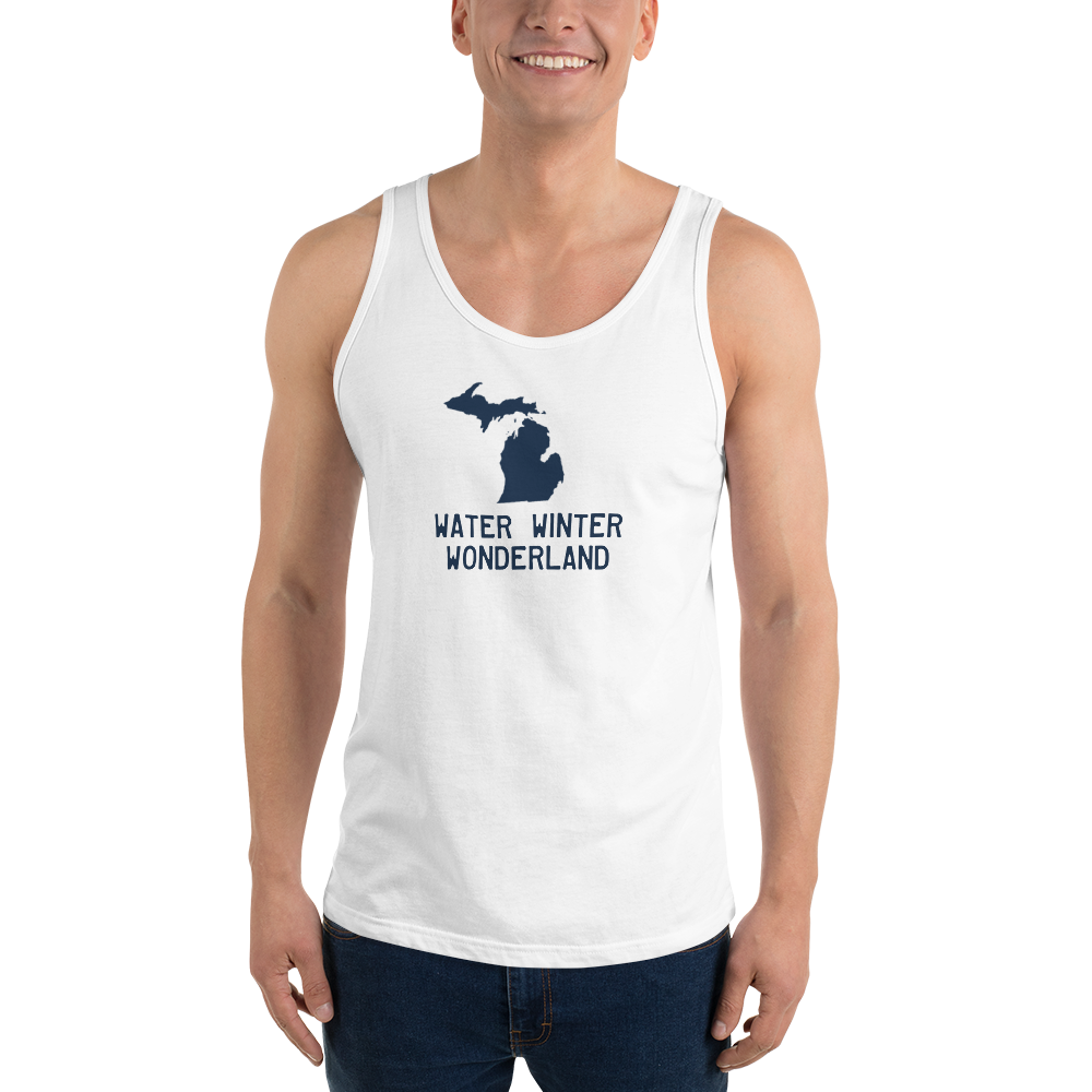 Michigan 'Water Winter Wonderland' Tank Top | Unisex Jersey