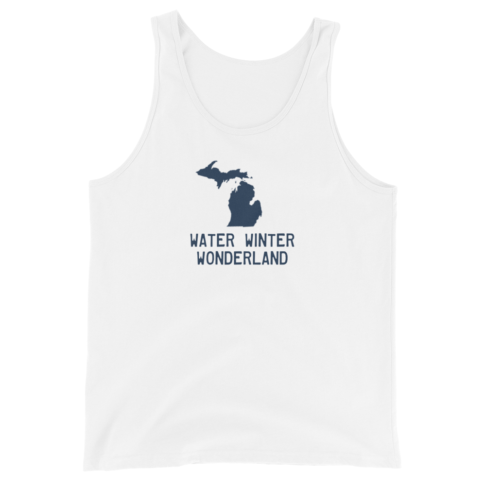 Michigan 'Water Winter Wonderland' Tank Top | Unisex Jersey