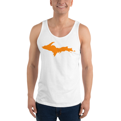 Michigan Upper Peninsula Tank Top (w/ Orange UP Outline | Unisex Jersey