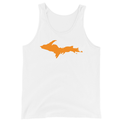 Michigan Upper Peninsula Tank Top (w/ Orange UP Outline | Unisex Jersey