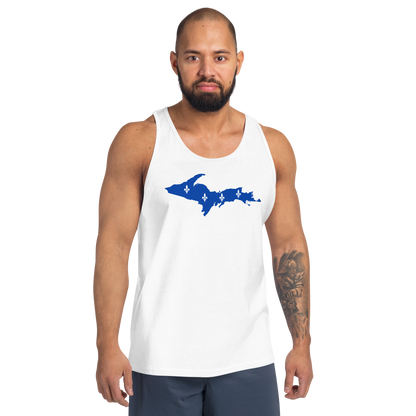 Michigan Upper Peninsula Tank Top (w/ UP Quebec Flag Outline) | Unisex Jersey