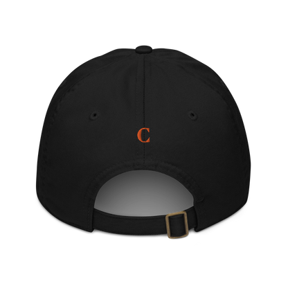 'Détroit' Baseball Cap (w/ Old French D and Fleur de Lys) | Orange Embroidery