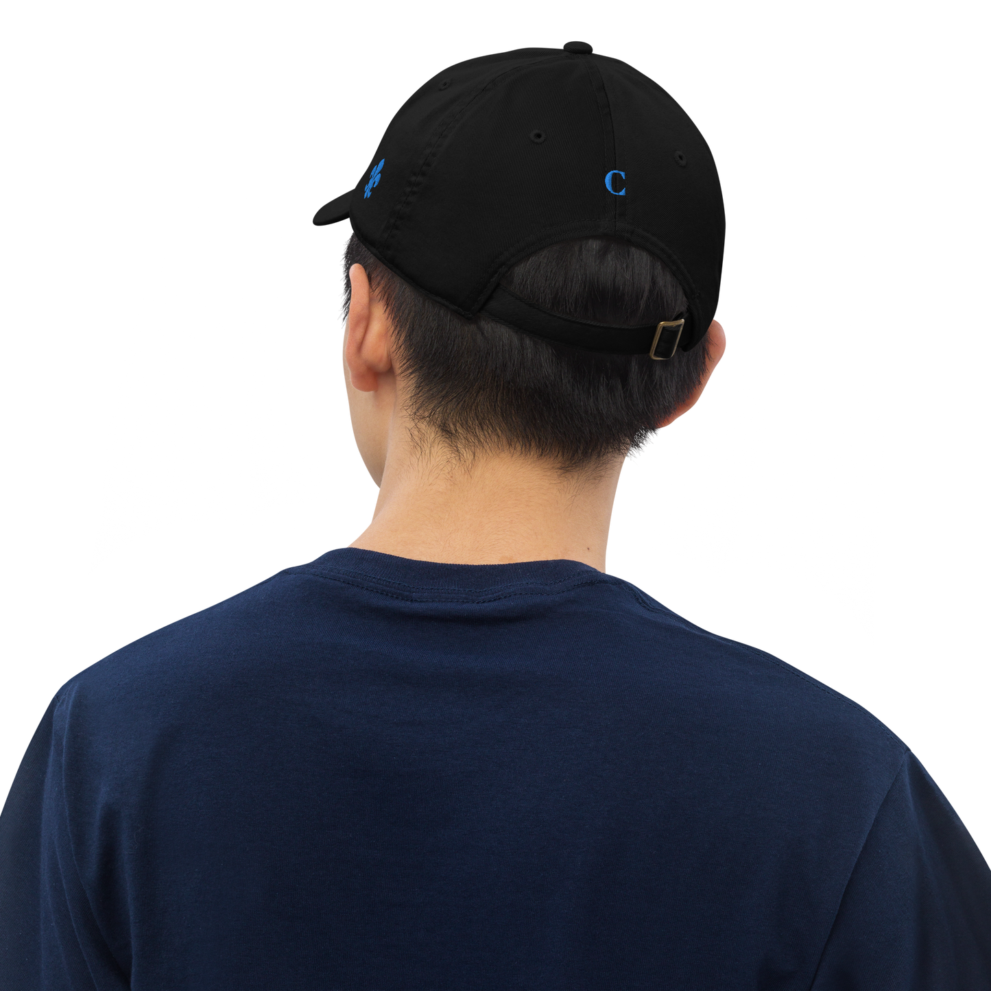 'Détroit' Baseball Cap (w/ Old French D and Fleur de Lys) | Azure Embroidery