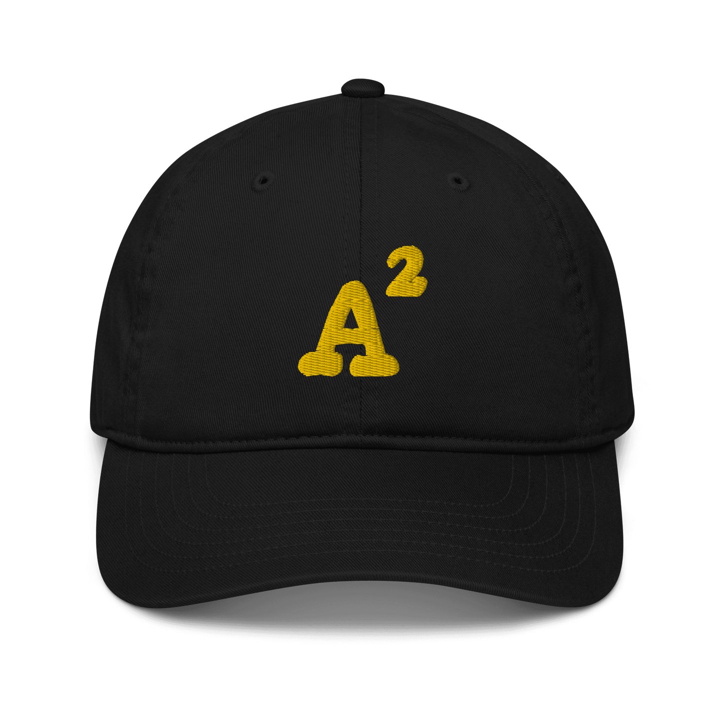 Ann Arbor 'A²' Baseball Cap | Yellow / Navy Embroidery - Circumspice Michigan