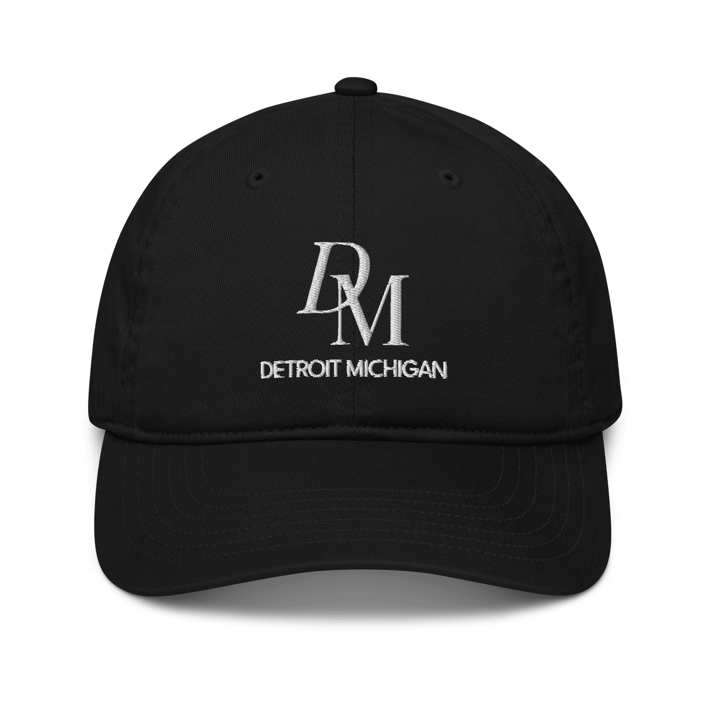 'DM Detroit Michigan' Luxury Goods Parody Baseball Cap - Circumspice Michigan