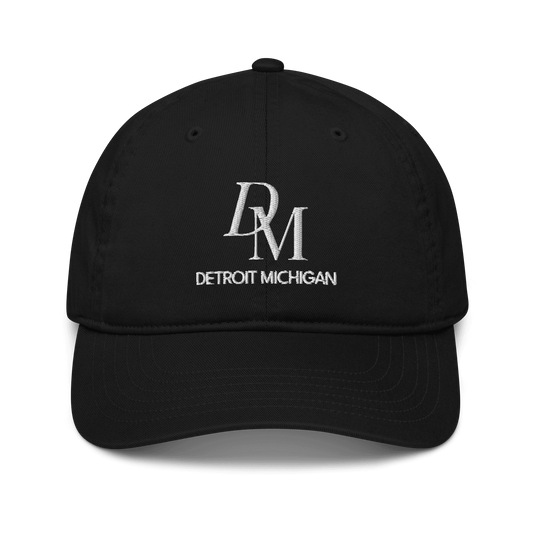 'DM Detroit Michigan' Luxury Goods Parody Baseball Cap - Circumspice Michigan