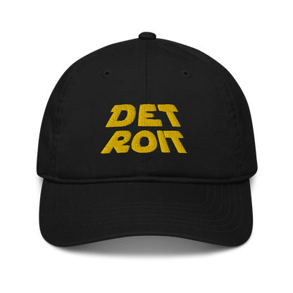 'Detroit' Baseball Cap (Epic Sci-Fi Parody) | Gold/Black Embroidery - Circumspice Michigan