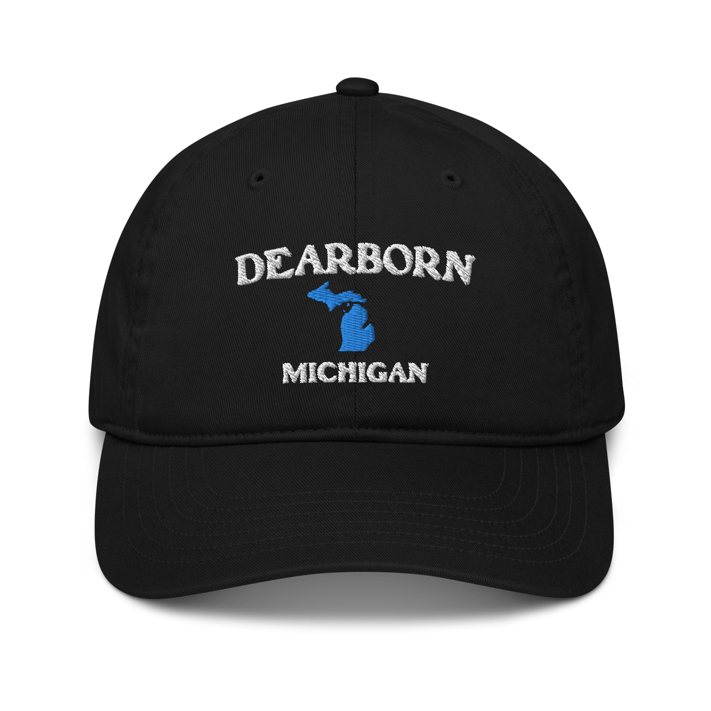 'Dearborn Michigan' Classic Baseball Cap (w/ Michigan Outline)