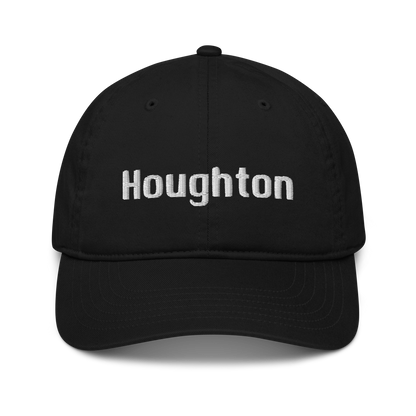 'Houghton' Classic Baseball Cap | White/Black Embroidery