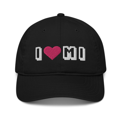 Michigan 'I ❤️ MI' Classic Baseball Cap (Arcade Font)